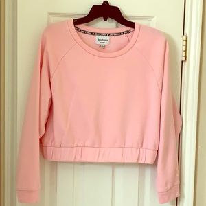 Pink Juicy Couture Cropped Pullover
